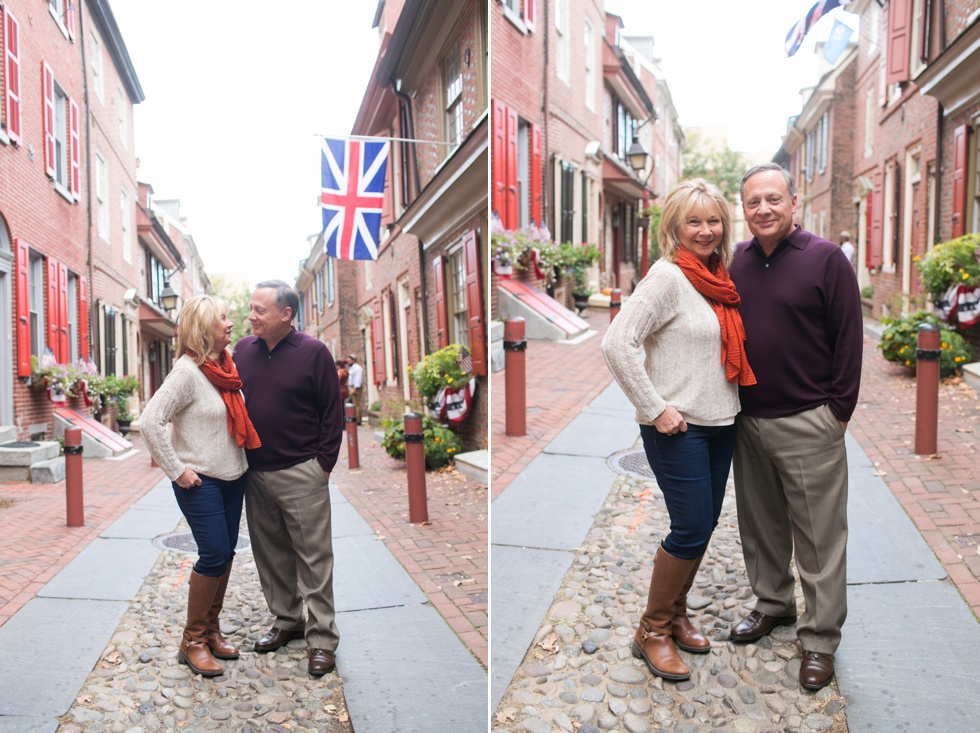 Old City Philadelphia Wedding Anniversary Photos