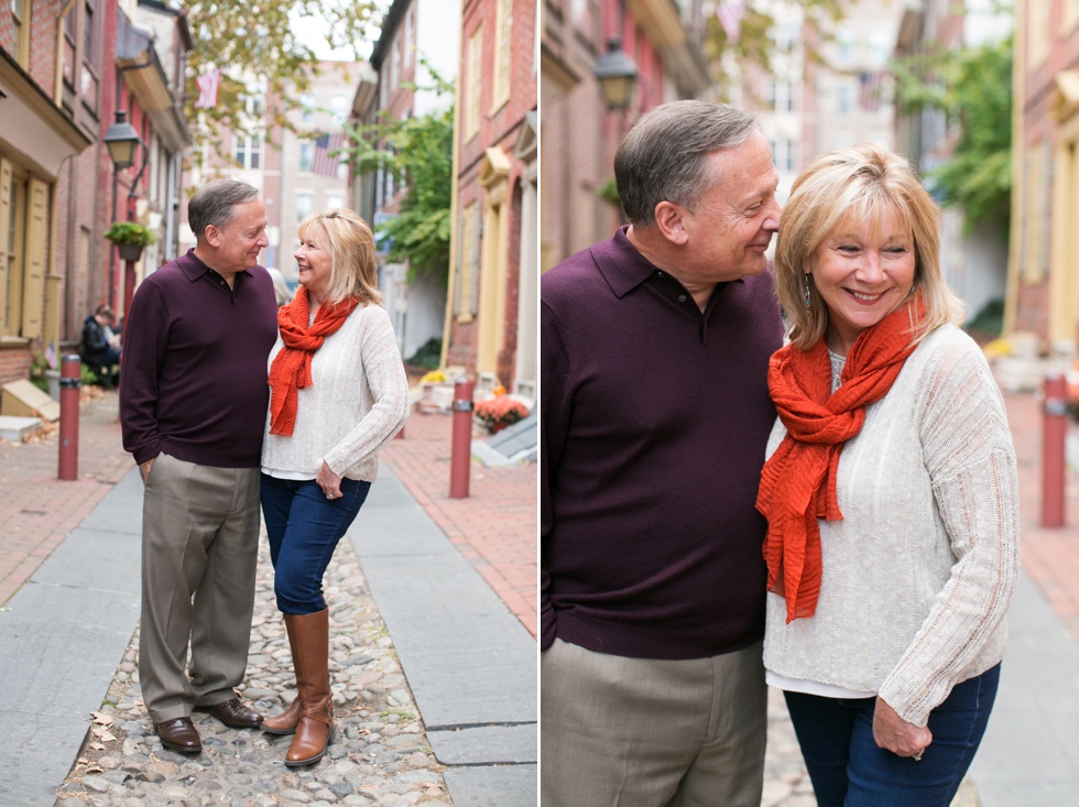 Old City Philadelphia Wedding Anniversary Photos