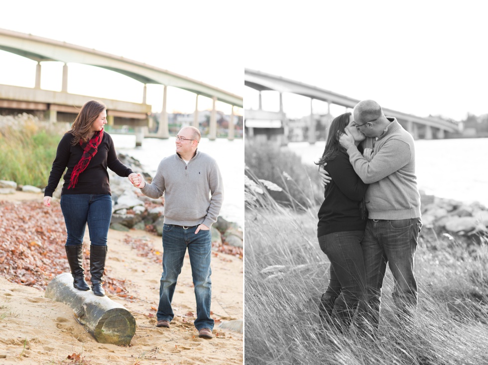 Beach Sunset Engagement Photographs - Associate Erin