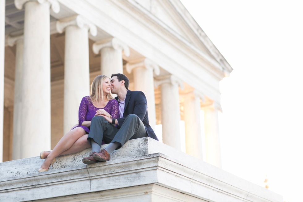 Washington DC Monument Engagement photographer