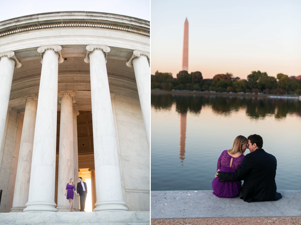 Washington DC Monument Engagement photographer