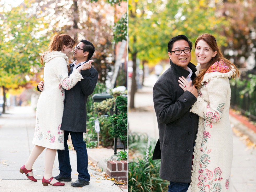 Washington DC Dupont Circle Engagement photographer