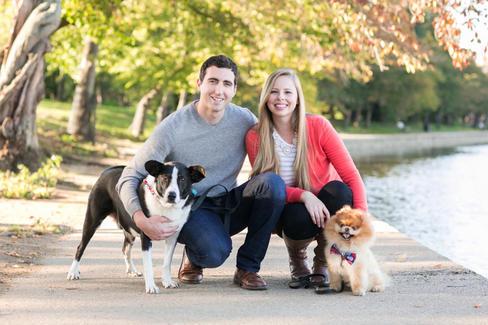 Washington DC Tidal Basin picnic Engagement photographer