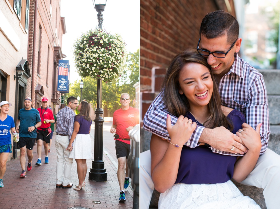 Wine Tasting Annapolis Engagement photographer