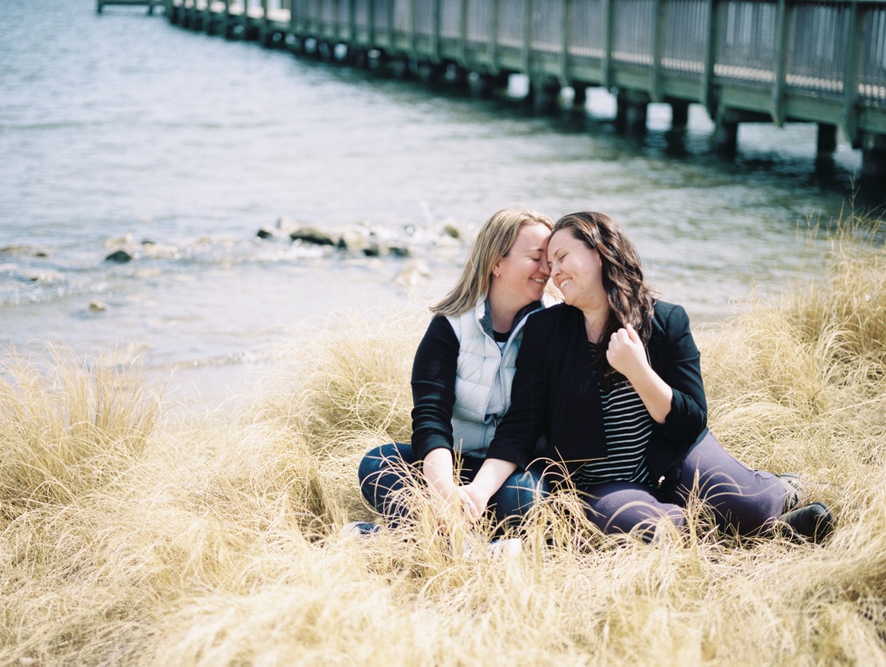 Eastport waterfront Engagement photographer