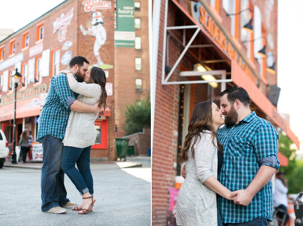 Camden yard Engagement photographs