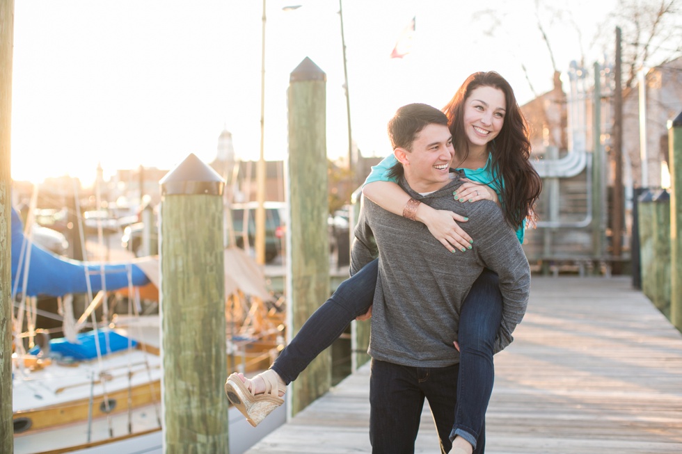 Annapolis city dock Engagement photographs 