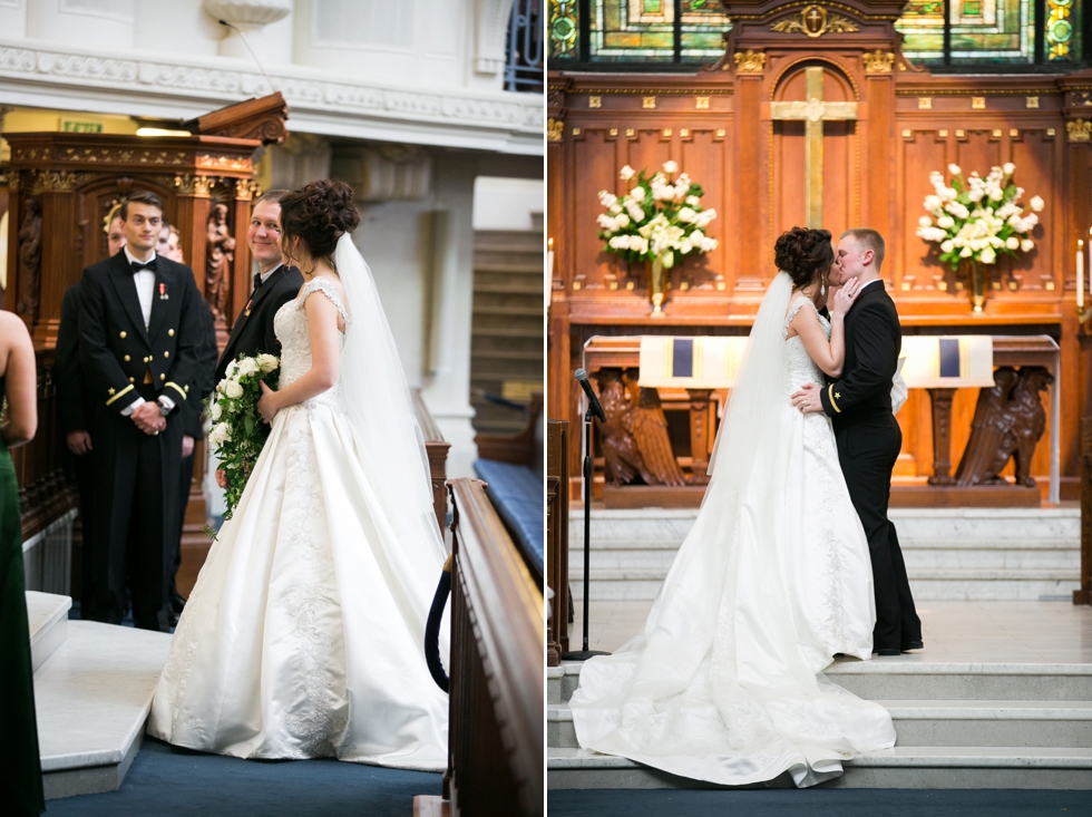 Westin Annapolis Wedding Photographer - USNA Chapel Ceremony