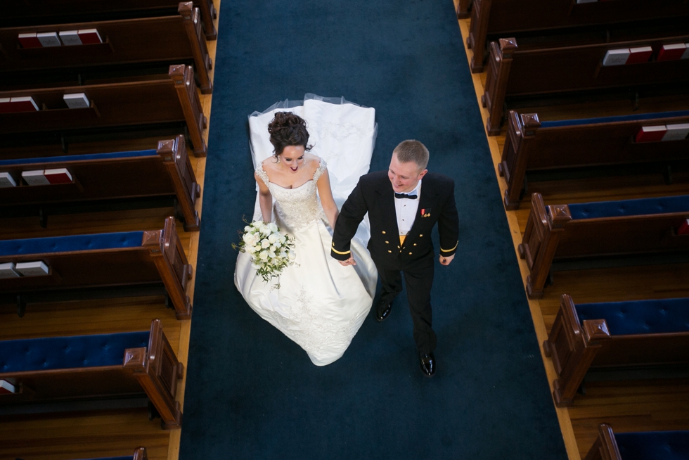 Westin Annapolis Wedding Photographer - USNA Chapel Ceremony