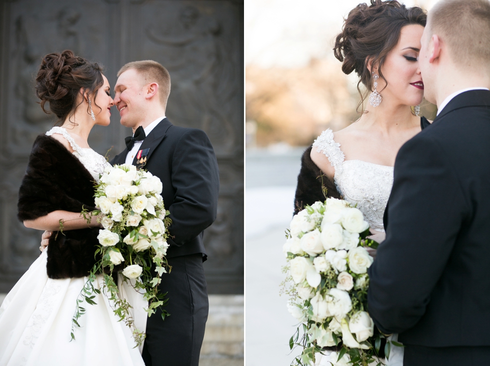 US Naval Academy Winter Wedding Bancroft Hall - Philadelphia Wedding Photographer