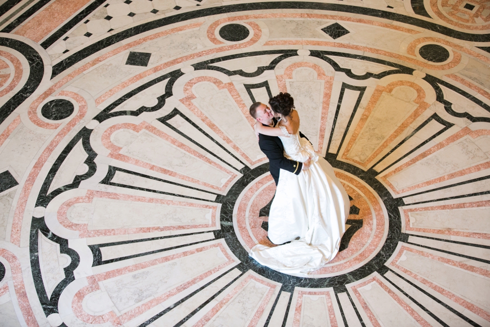 US Naval Academy Winter Wedding Bancroft Hall - Philadelphia Wedding Photographer