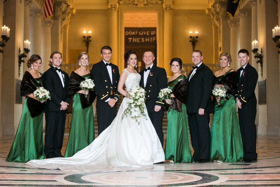 US Naval Academy Bancroft Hall - Philadelphia Wedding Photographer