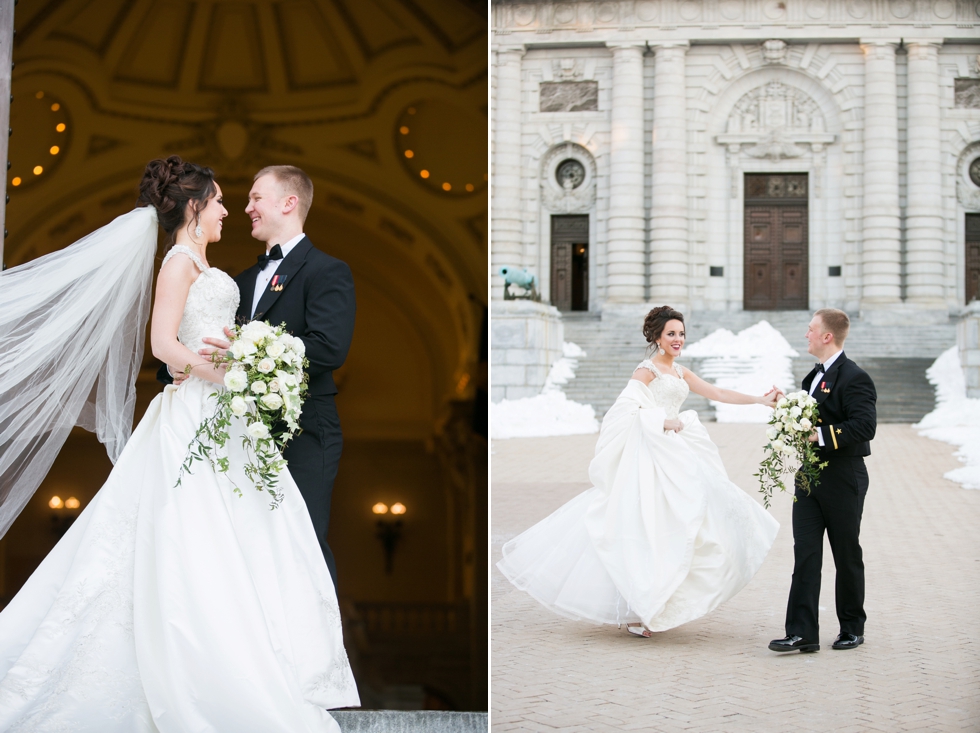 US Naval Academy Bancroft Hall - Philadelphia Wedding Photography