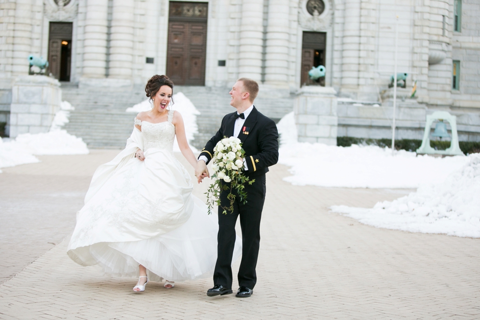 US Naval Academy Bancroft Hall - Philadelphia Wedding Photography