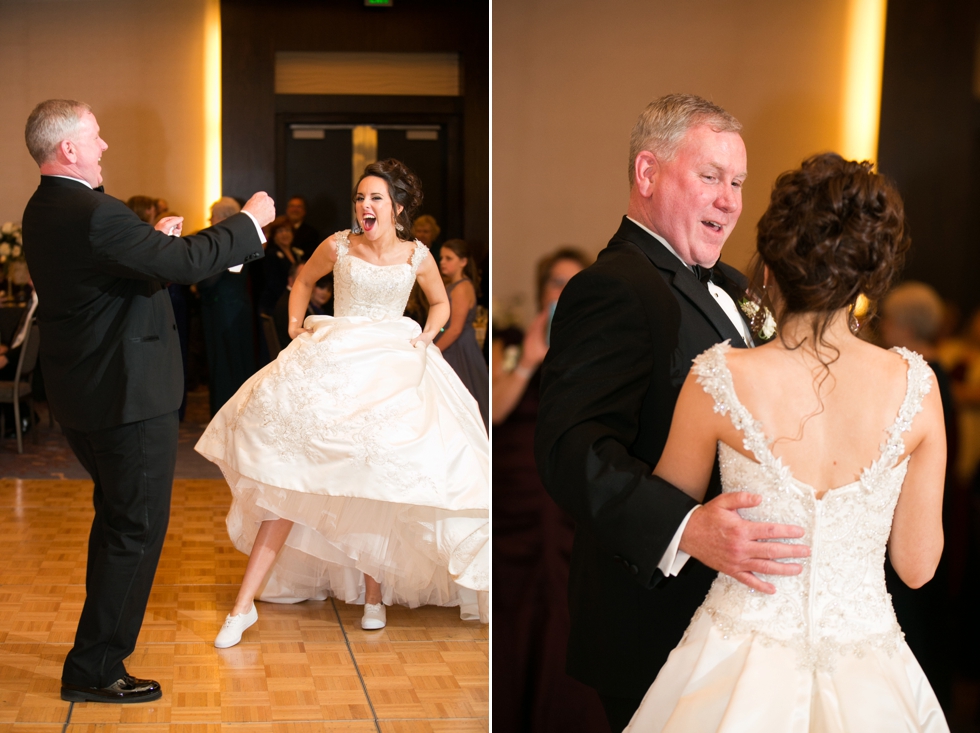 US Naval Academy Winter Wedding Annapolis Westin Reception - Philadelphia Wedding Photographers