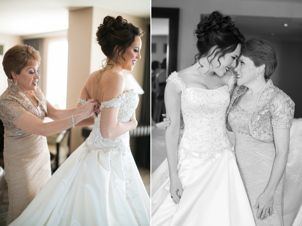 Westin Annapolis Wedding Photographer - Behind the Veil