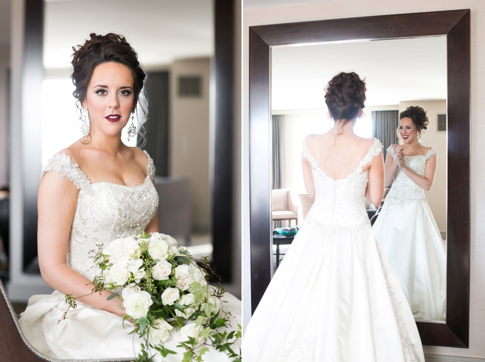 Westin Annapolis Wedding Photographer - Behind the Veil