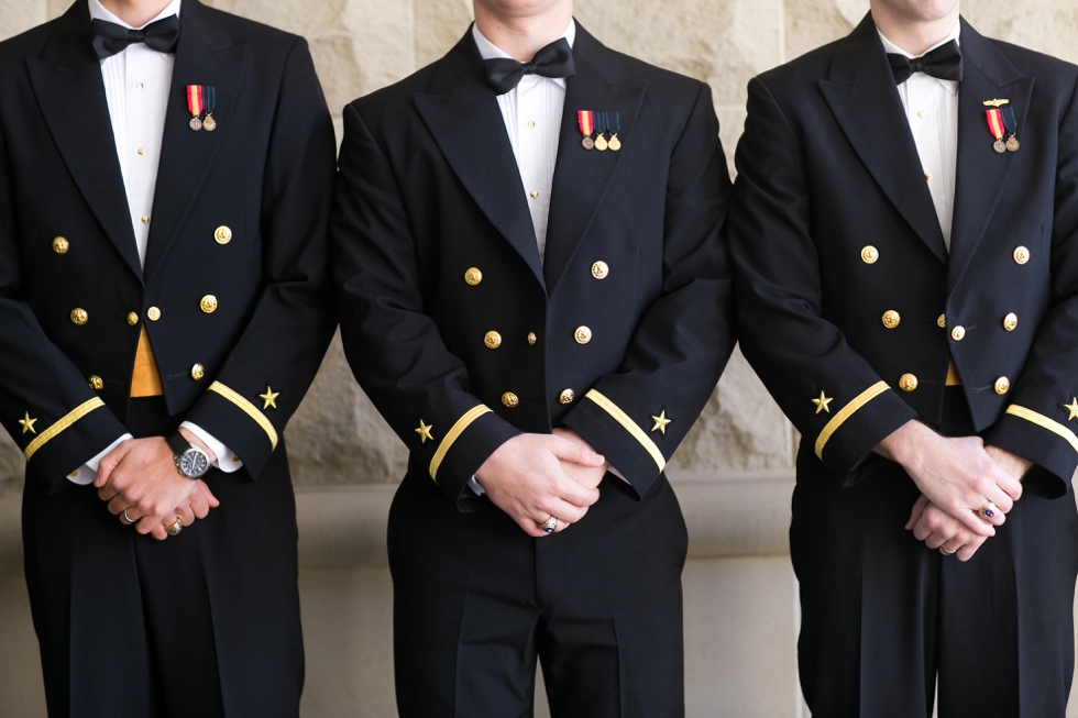 US Naval Academy Winter Wedding - Behind the Veil