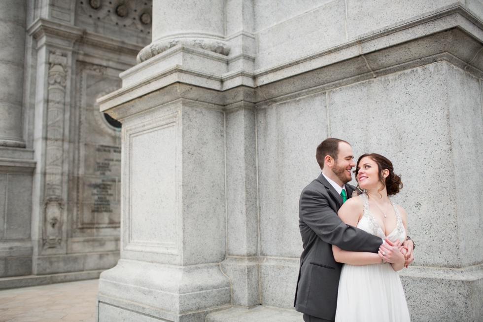 Valley Forge Park Arch Philadelphia Wedding Couple Portraits