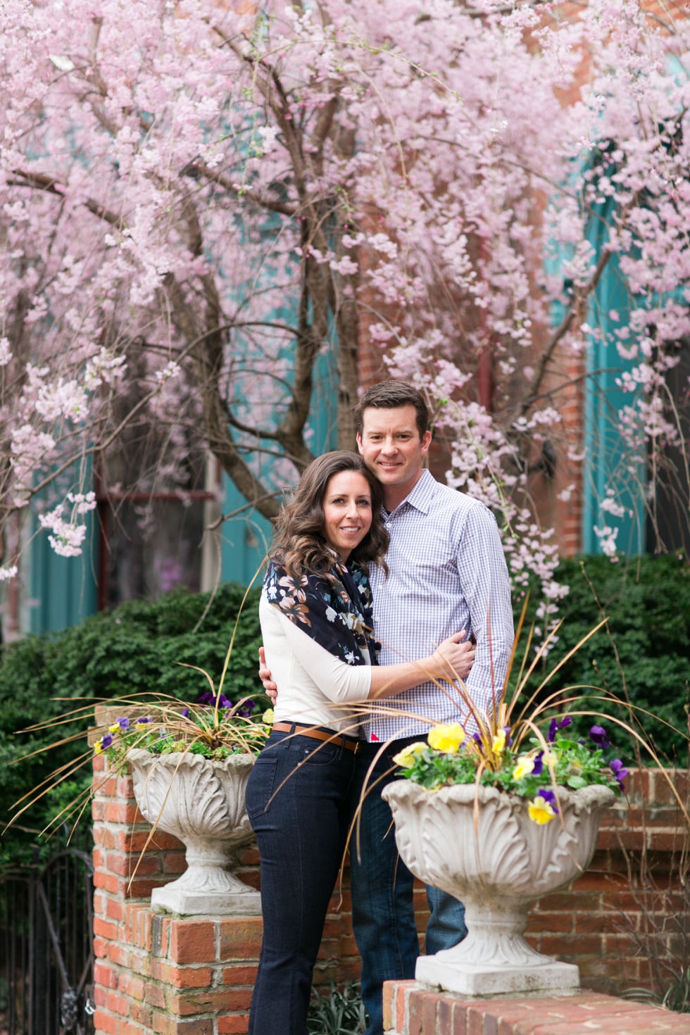 Cherry Blossom Season Engagement - Maryland Engagement Photographers