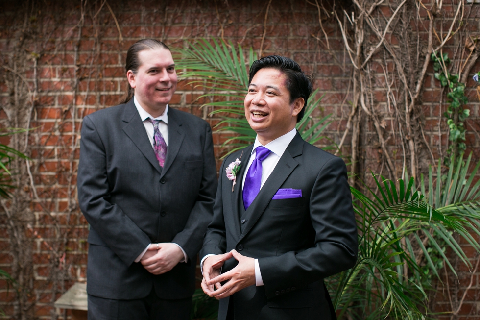 Garden Wedding Ceremony - Philadelphia Wedding Photographer