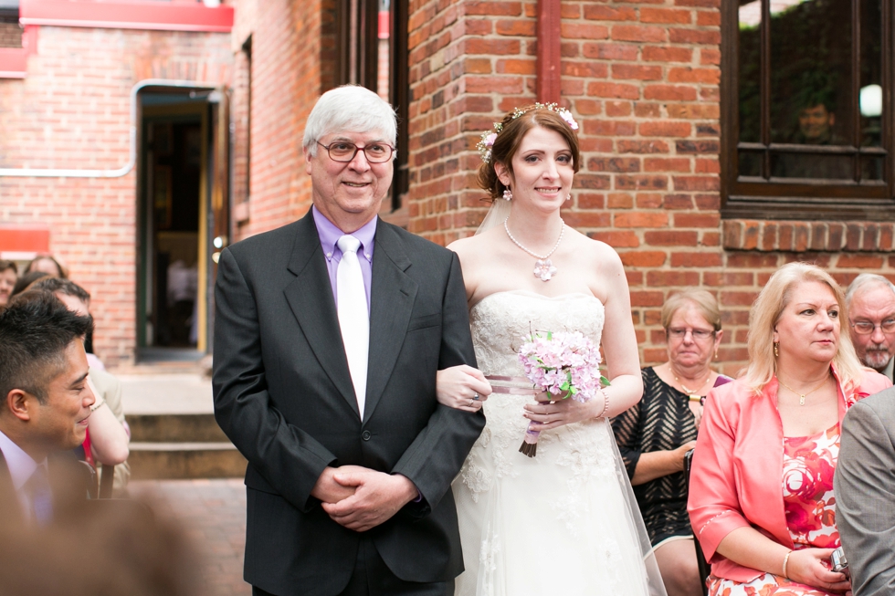 Garden Wedding Ceremony - Philadelphia Wedding Photographer