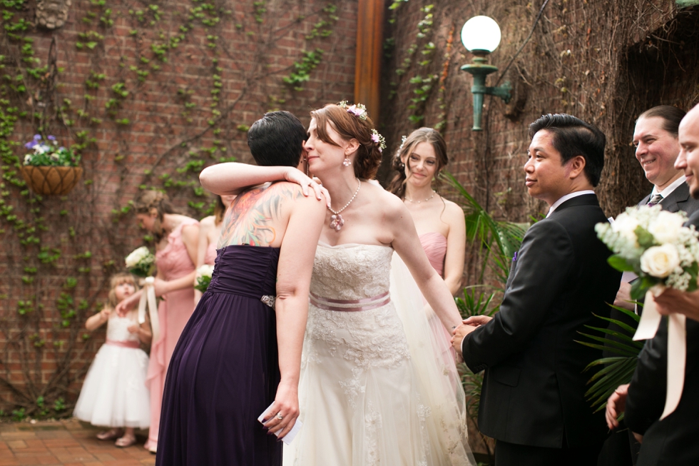 Garden Wedding Ceremony - Philadelphia Wedding Photographer