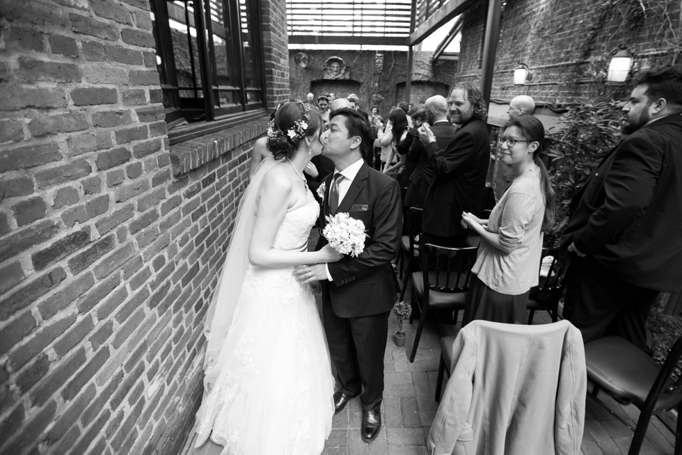 Garden Wedding Ceremony - Philadelphia Wedding Photographer