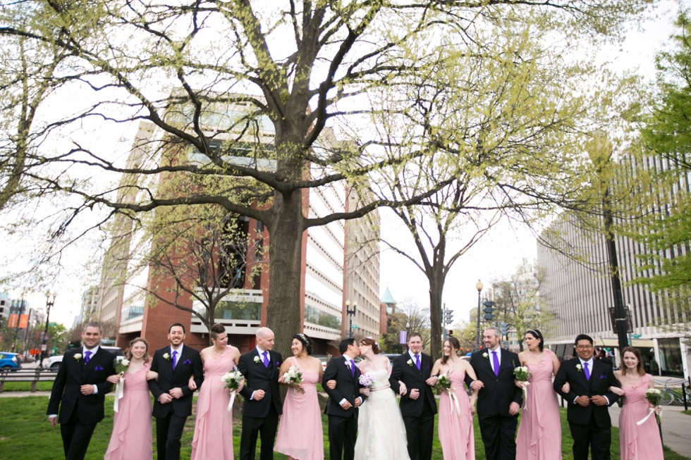 City Wedding Party - Dupont Circle Wedding Photographs