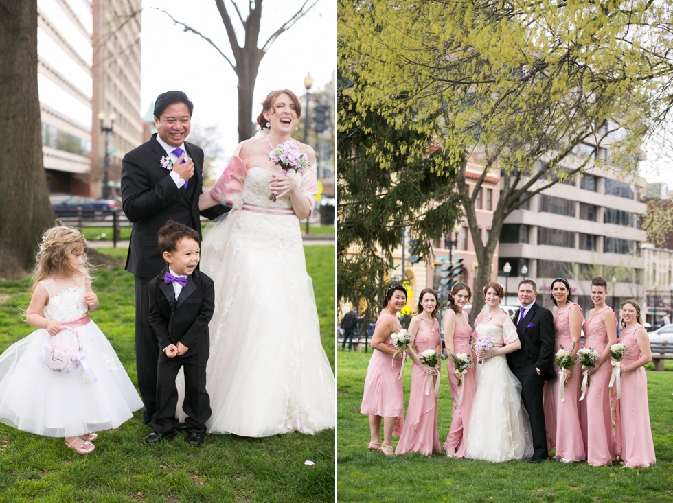 City Wedding Party - Dupont Circle Wedding Photographs