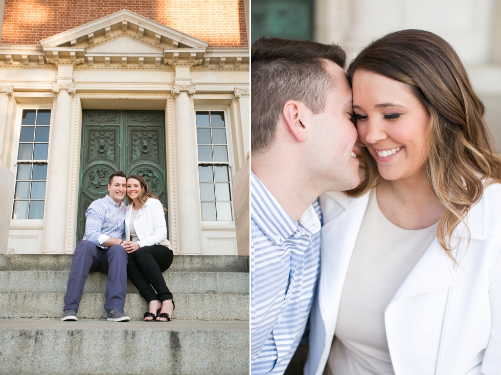 Annapolis State House Engagement Photos - Spring Engagement