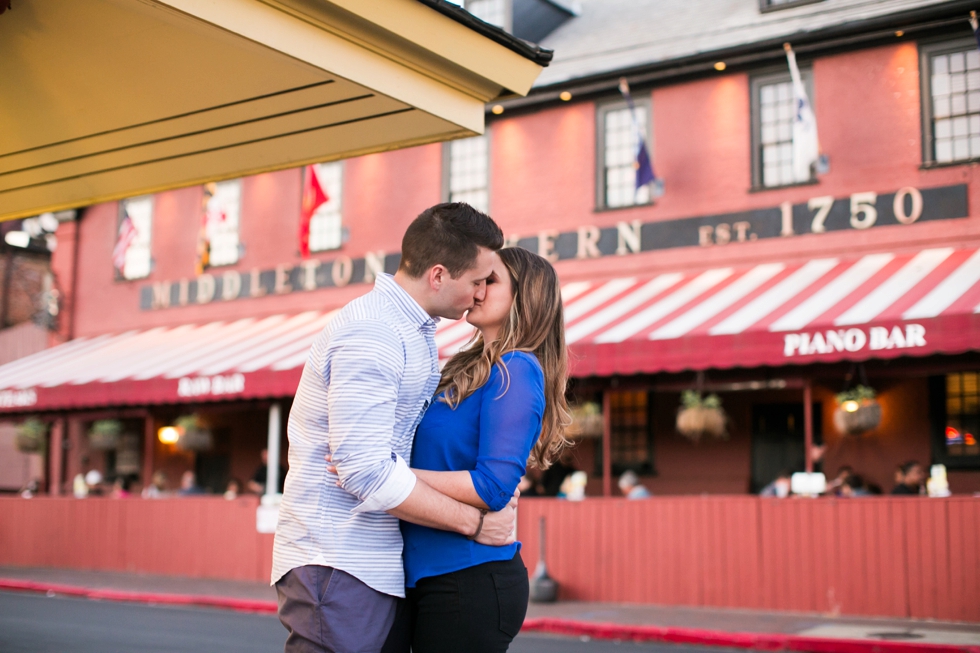 Annapolis Maryland City Dock Sunset Engagement Photos - Middleton's Engagement