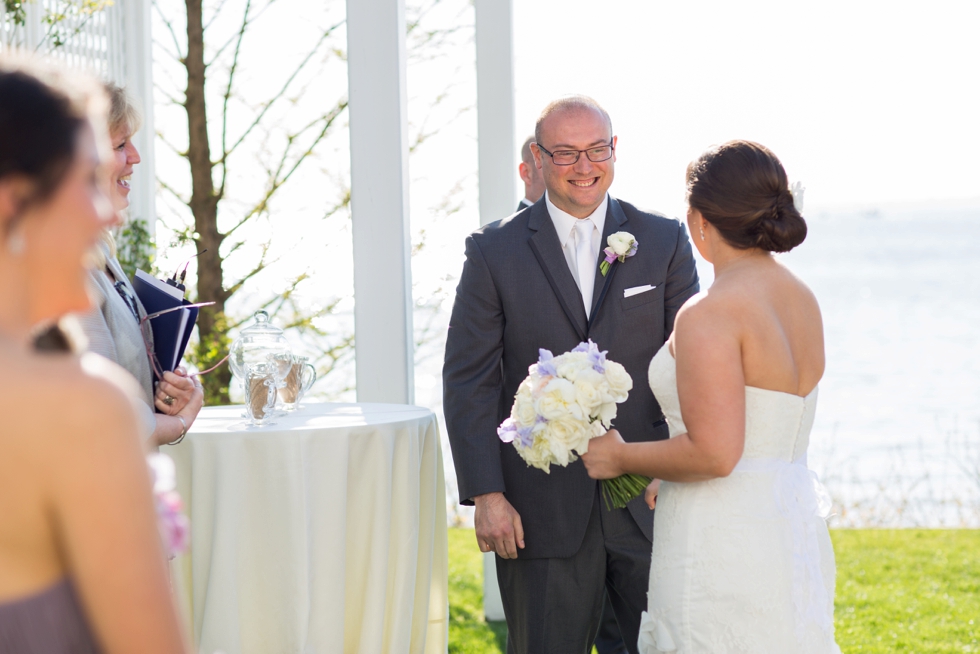 Chesapeake Bay Beach Club outdoor ceremony - Associate Annapolis Wedding