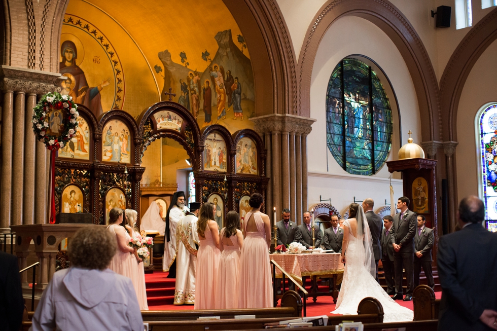 Baltimore The Cathedral of the Annunciation Greek Wedding ceremony Photographer