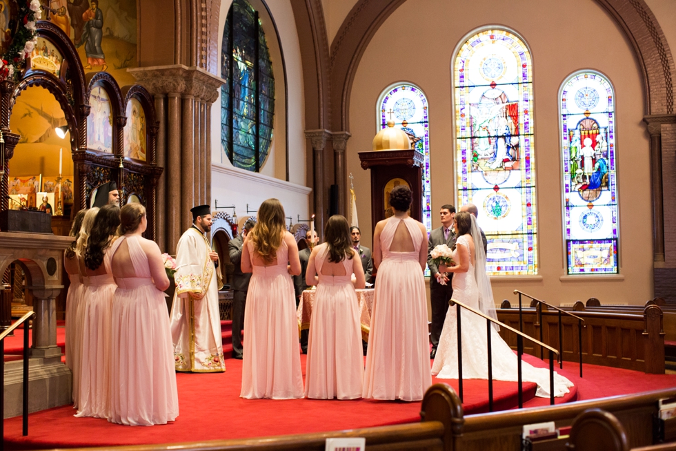 Baltimore The Cathedral of the Annunciation Greek Wedding ceremony Photographer