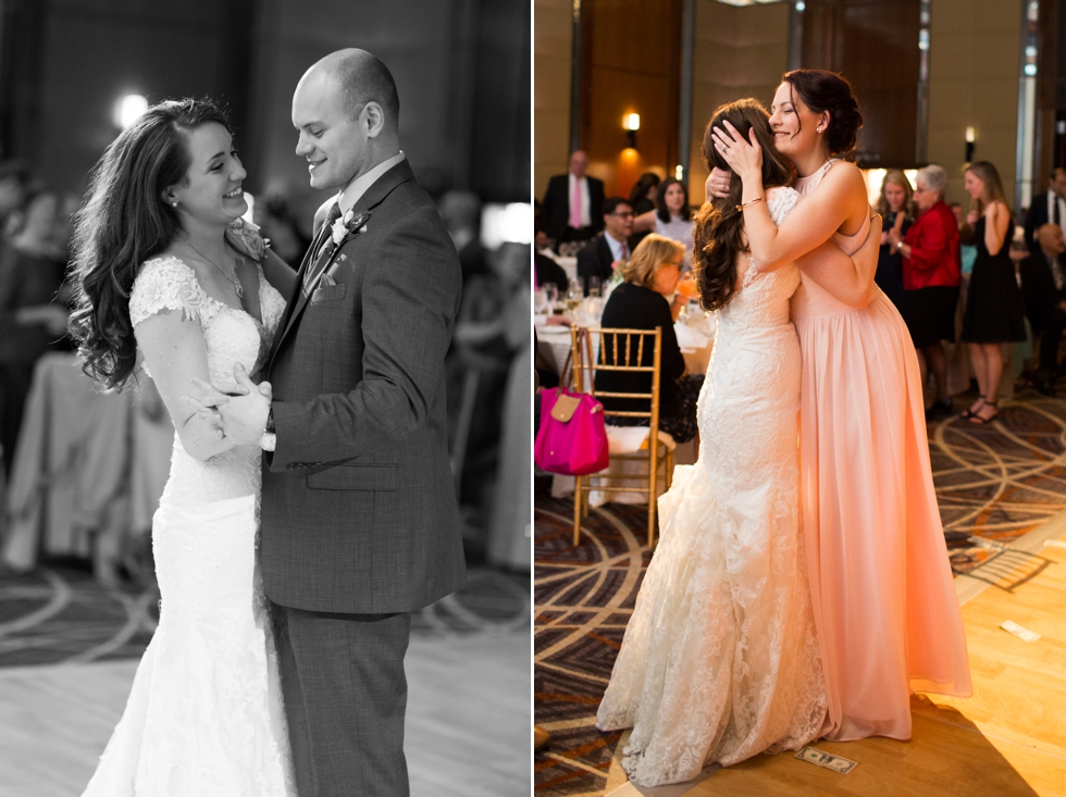 Baltimore Four Seasons Wedding First Dance Photos - Associate Erin & Caitlin