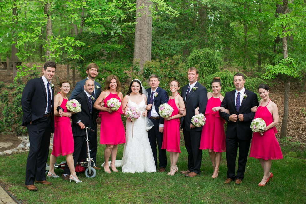 Annapolis Maryland wedding party- Saint Elizabeth Ann Seton church