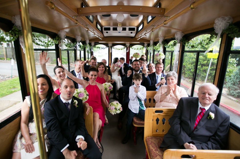 Annapolis Towne Transport Trolley wedding - Wedding Photography in Philadelphia