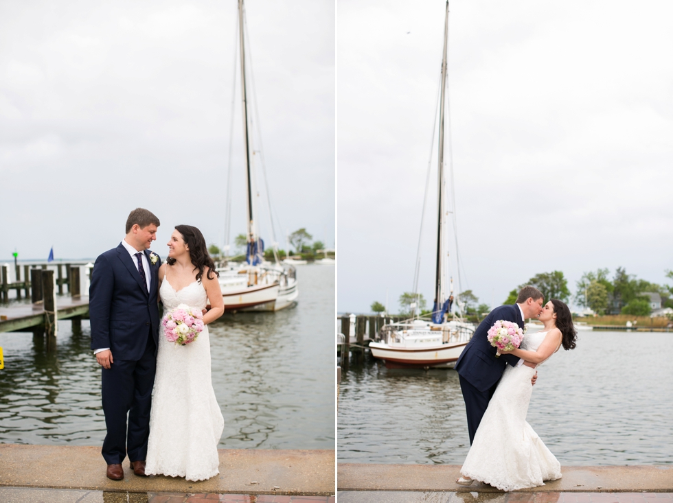 Rainy Annapolis Maritime Museum wedding photographs - Sonata by Anne Barge