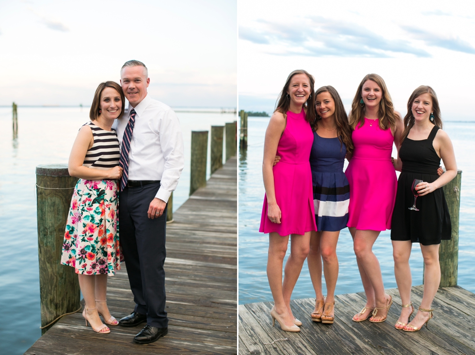 Rainy Annapolis Maryland Maritime Museum wedding reception