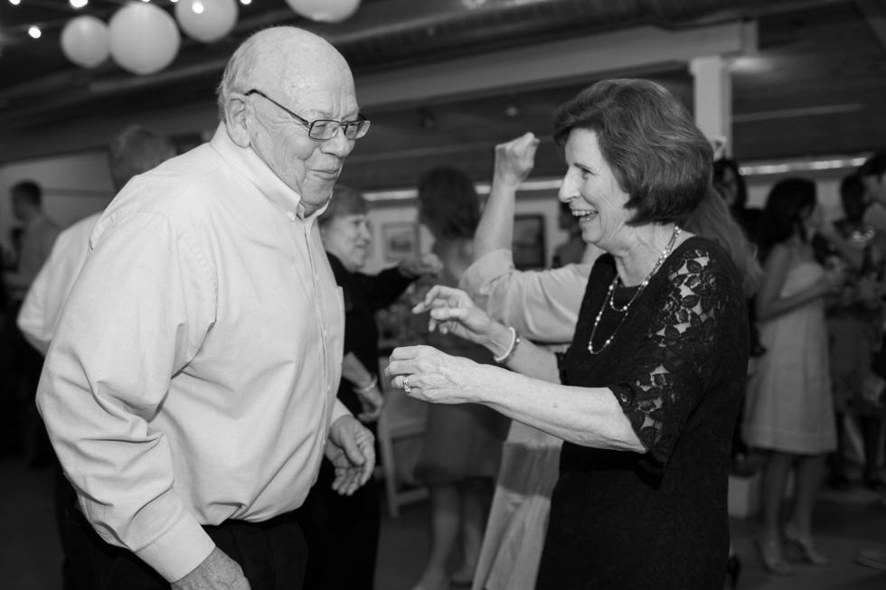 Rainy Annapolis Maryland Maritime Museum wedding reception