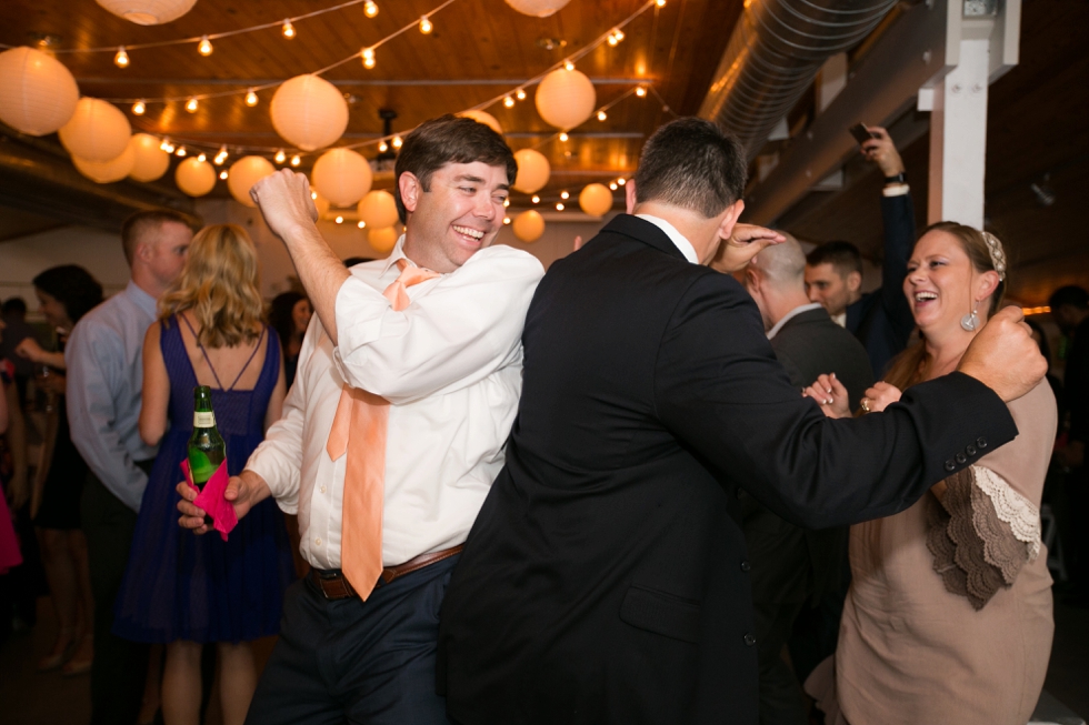 Rainy Annapolis MarylandMaritime Museum wedding reception