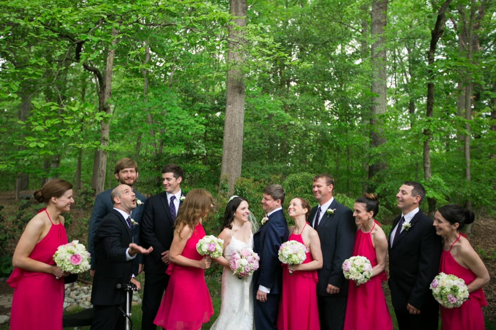 Annapolis Maryland wedding party- Saint Elizabeth Ann Seton church