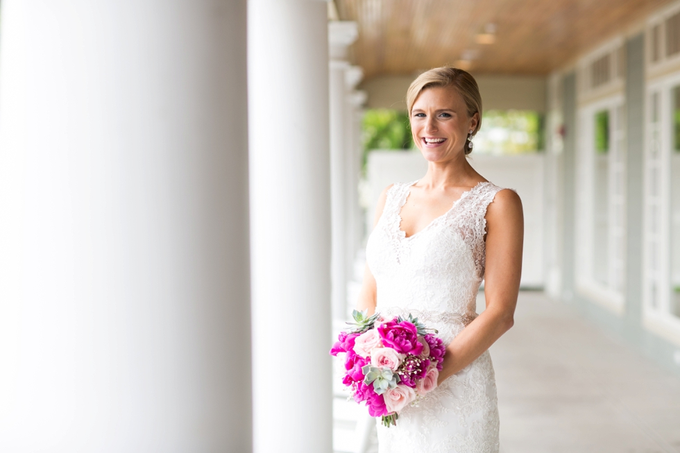 Bridal portrait Beach wedding - Philadelphia wedding photographer