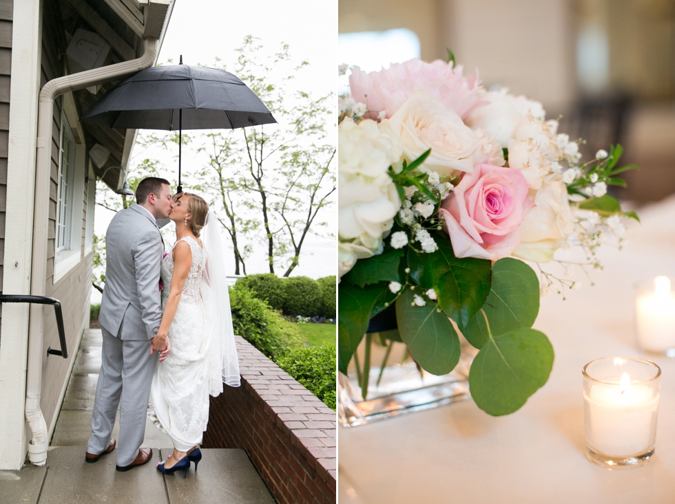 Philadelphia wedding photography - Chesapeake Bay Beach Club rainy wedding photographs