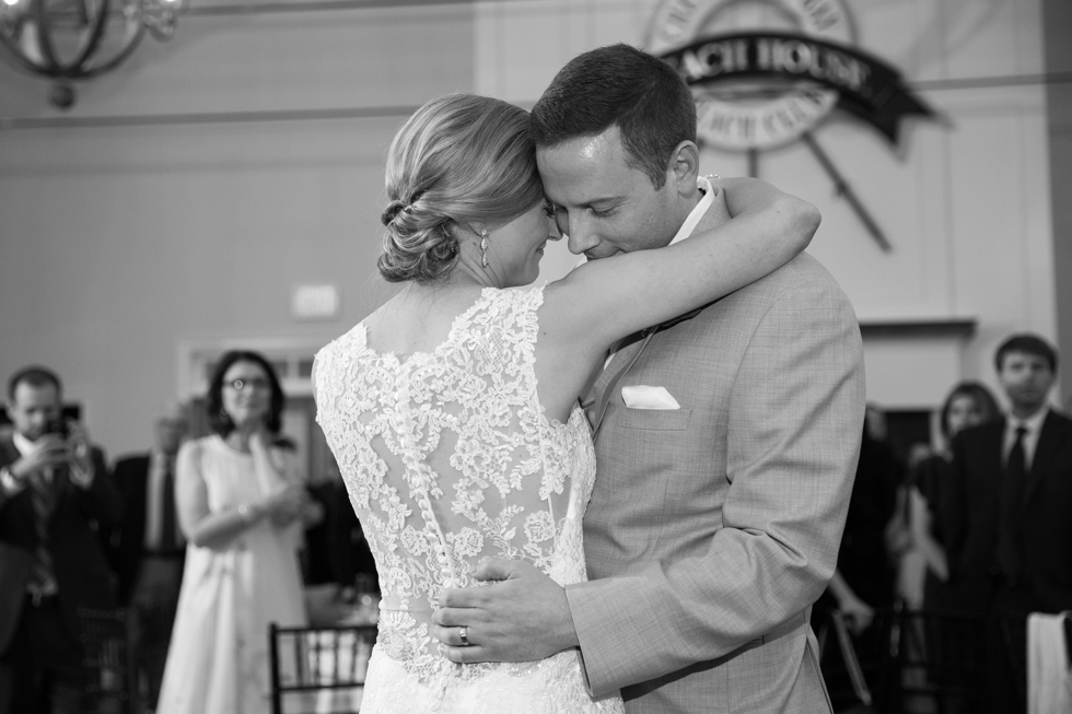 Beach House Chesapeake Bay Beach Club rainy wedding reception