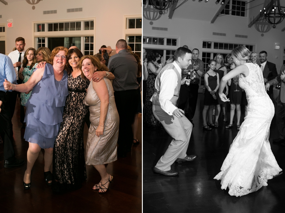 Eastern Shore Chesapeake Bay Beach House rainy wedding reception - Mixing Maryland DJ Little Rock