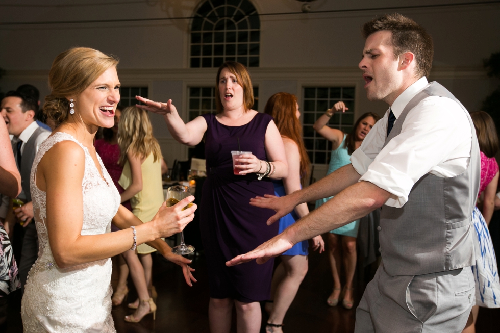 Eastern Shore Chesapeake Bay Beach House rainy wedding reception - Mixing Maryland DJ Little Rock