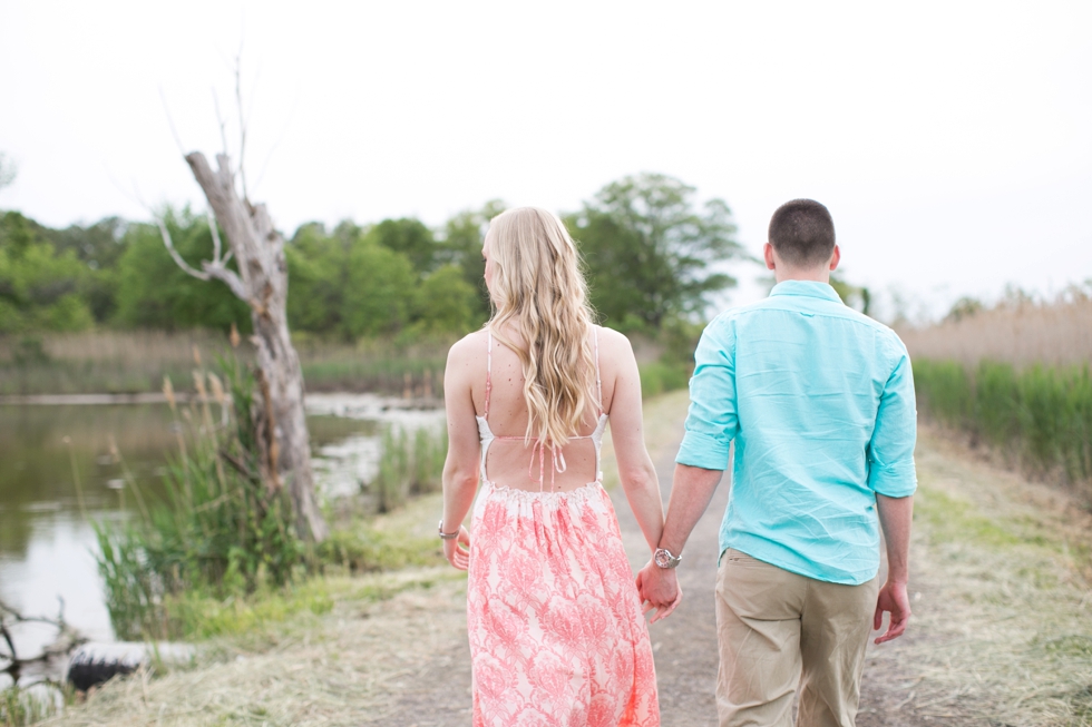 Stevensville Eastern Shore Beach Engagement Photographs