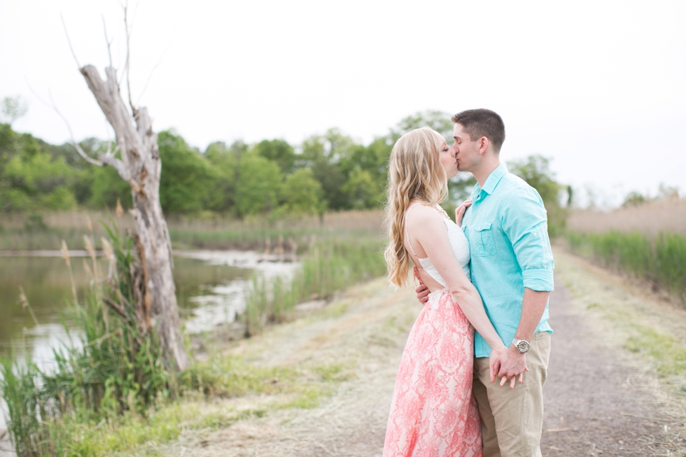 Terrapin Park Eastern Shore Beach Engagement Photographs